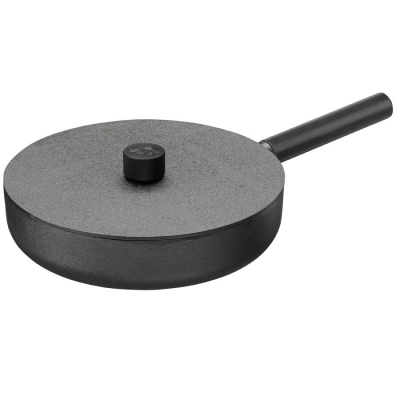 Padella Sauté 28 cm in ghisa con coperchio in ghisa - 