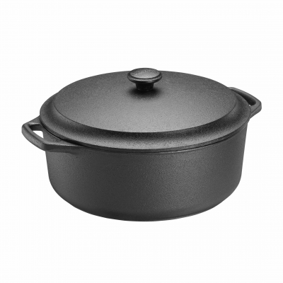 Casseruola / tostatrice 5,5 litri in ghisa on coperchio in ghisa Skeppshult Per tutti i tipi di cucine, incl. induzione, forno