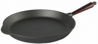 Cast iron Frying pan Ø 35 cm. Swedish beech wood handle Skeppshult 0360T
