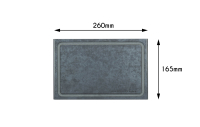 pro planche snack (260x165x6mm) Schneidebrett aus Papier / kein Mikroplastik mehr
