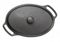 casserole ovale en fonte avec couvercle en fonte 6 L Skeppshult