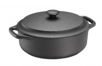 Cast iron Casserole / roaster round with cast iron lid 3 L Skeppshult